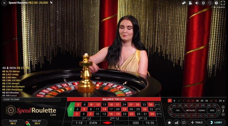 speed roulette jogando bodog