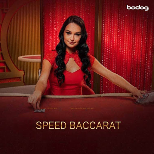 Crupier en mesa de speed baccarat