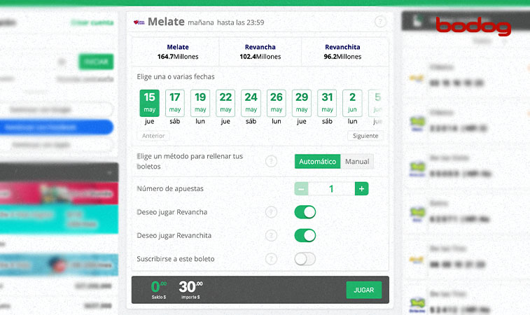 Cómo jugar al Melate
