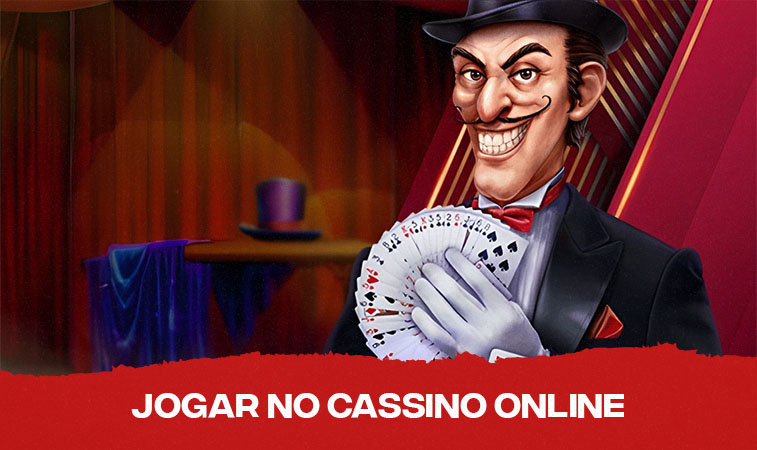 o mágico protagonista do slot com cartas na mão