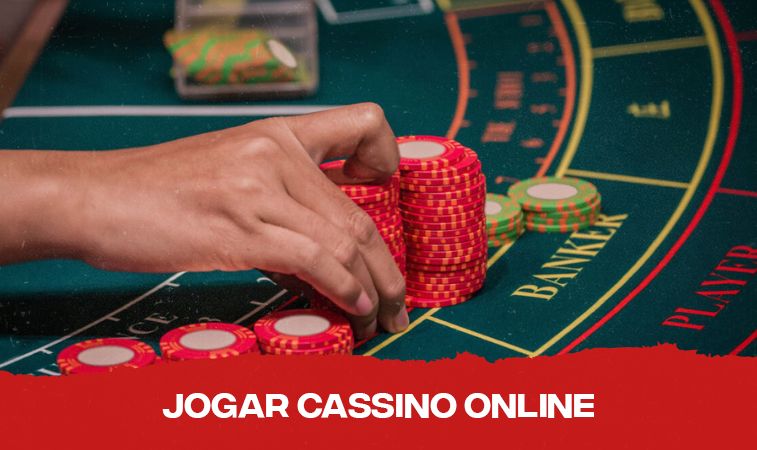 Jogador apostando no empate no baccarat