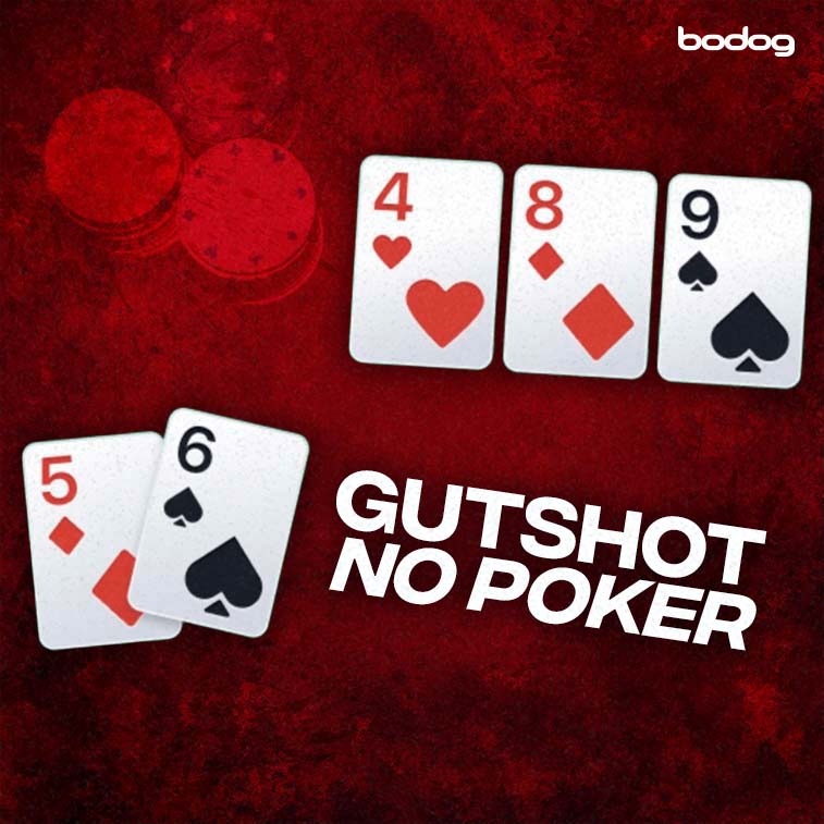 Domine o gutshot no poker