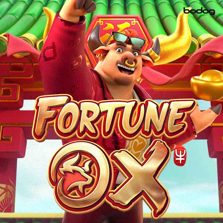 Logo Fortune Ox con toro de fondo