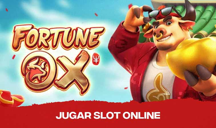 Logo Fortune Ox con toro sosteniendo oro