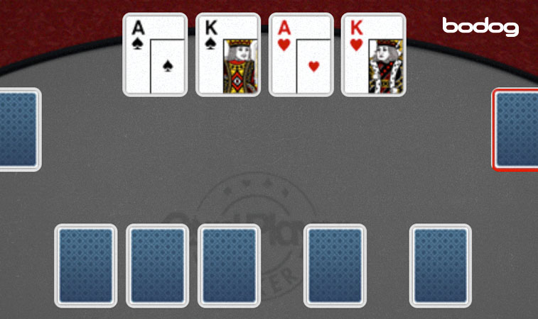 Mano de poker omaha